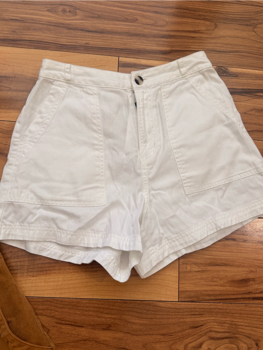 Universal Thread Women's Utility Shorts Trio - Blue, yellow, White - Picture 6 of 8